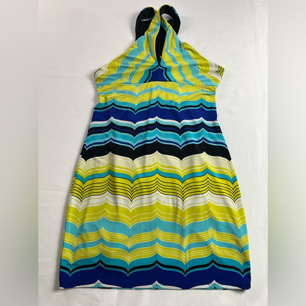 Trina Turk Rochelle Front Criss Cross Neck Dress Size 6